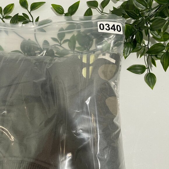 FP Movement Green Sweatshirt With Striped Sleeves & Graphic Design Size M - Picture 10 of 16